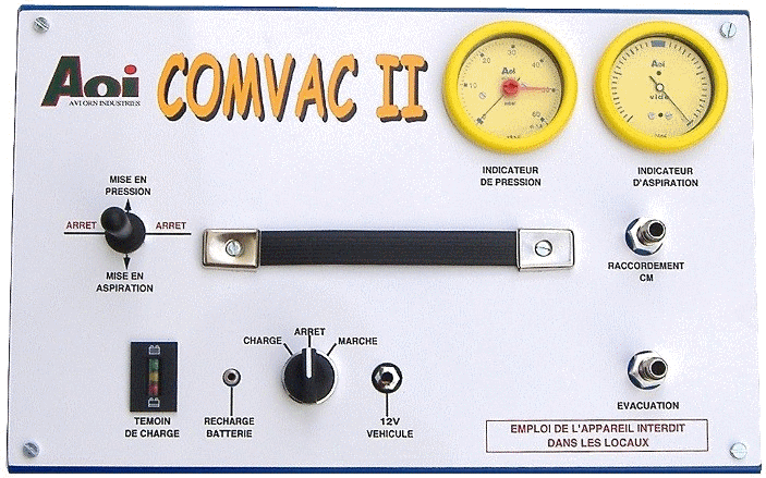[AVICOMVACII] COMVAC 2 DISPOSITIF DE PURGE / CONTRÔLE D'ETANCHEITE POUR CI-CM