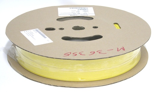 [PNGPOE15-20-25] GAINE THERMORETRACTABLE POLYOLEFIN JAUNE POUR PLT 15-20-25 - 1M