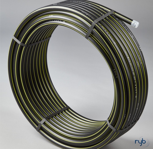 [ELY18647] TUBE PEHD 100 GAZ Ø40 MOP10 SDR11 EP3.7MM NF114 COURONNE 50M 8010064 TUGC040 §