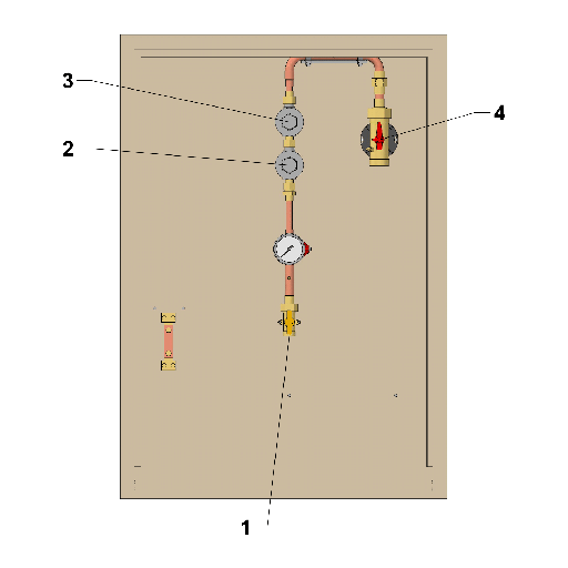 [SDIADP111] ARMOIRE 40KG SL DET+LIM-SIMPLE LIGNE 1 ENTREE M3/4-1 SORTIE MJSC25